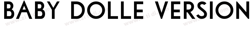 Baby Dolle Version 1字体转换